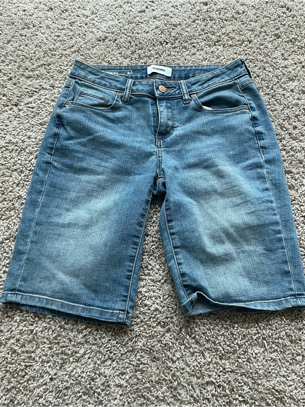 Sonoma Blue Denim Bermuda Shorts